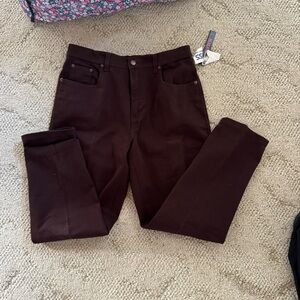 Bill Blass Brown Stretch Jeans